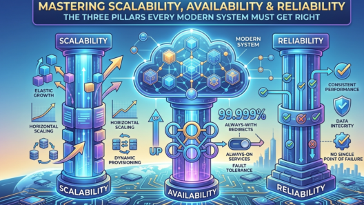 Mastering Scalability, Availability & Reliability: The Three Pillars Every Modern System Must Get Right