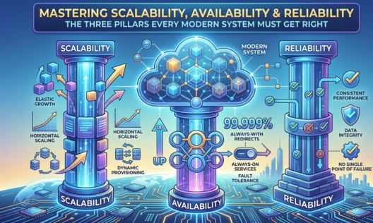 Mastering Scalability, Availability & Reliability: The Three Pillars Every Modern System Must Get Right